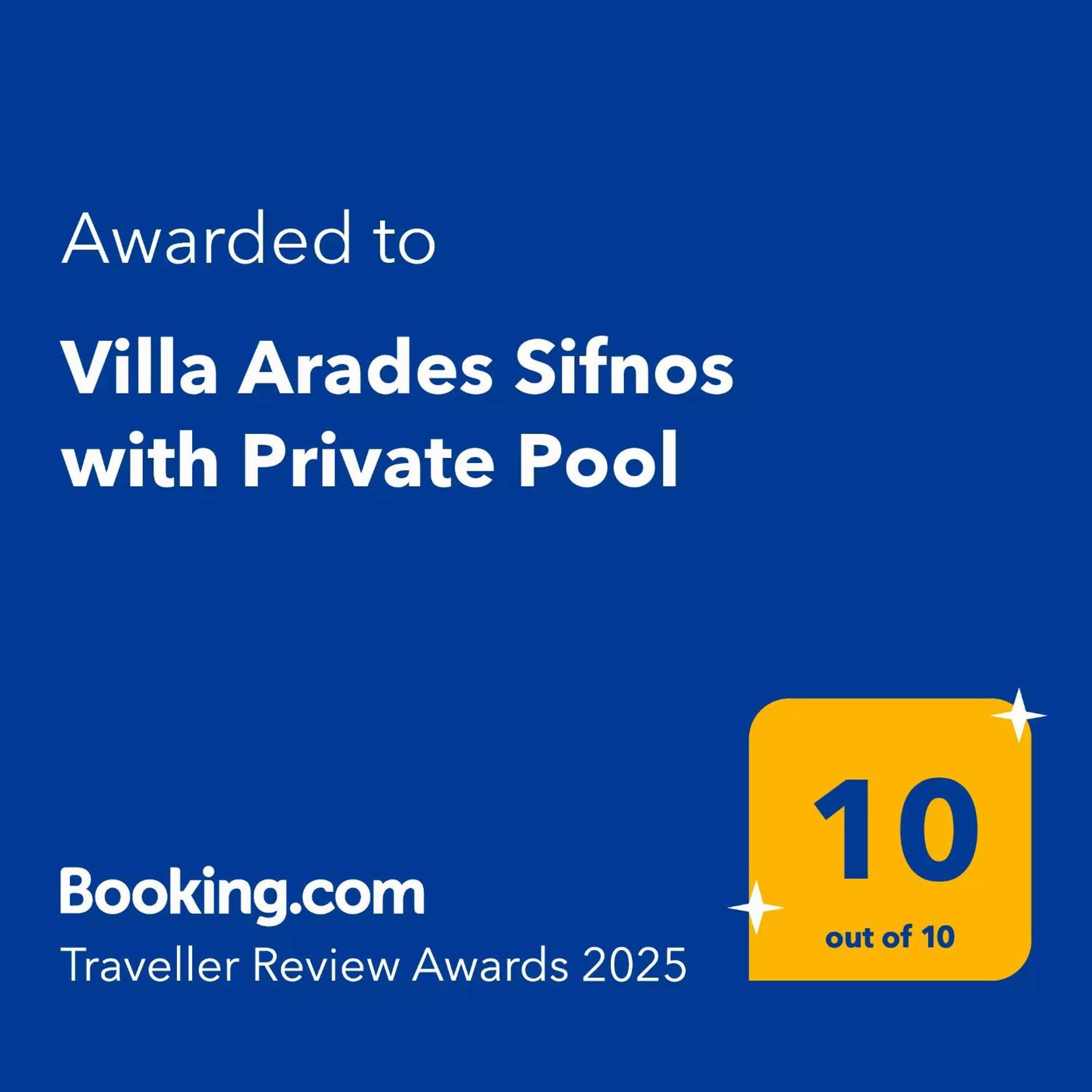 Villa Arades Sifnos With Private Pool Apollonía Buitenkant foto